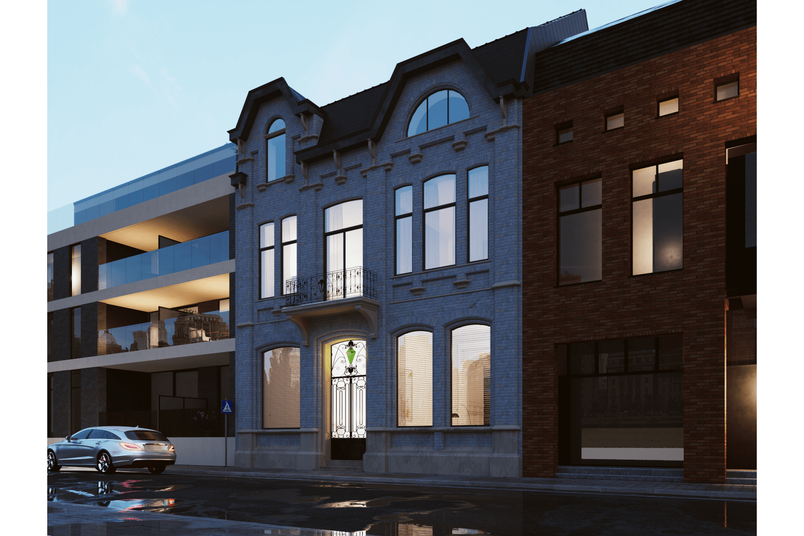 Verbouwen en uitbreiden van een herenhuis te Roeselare 3