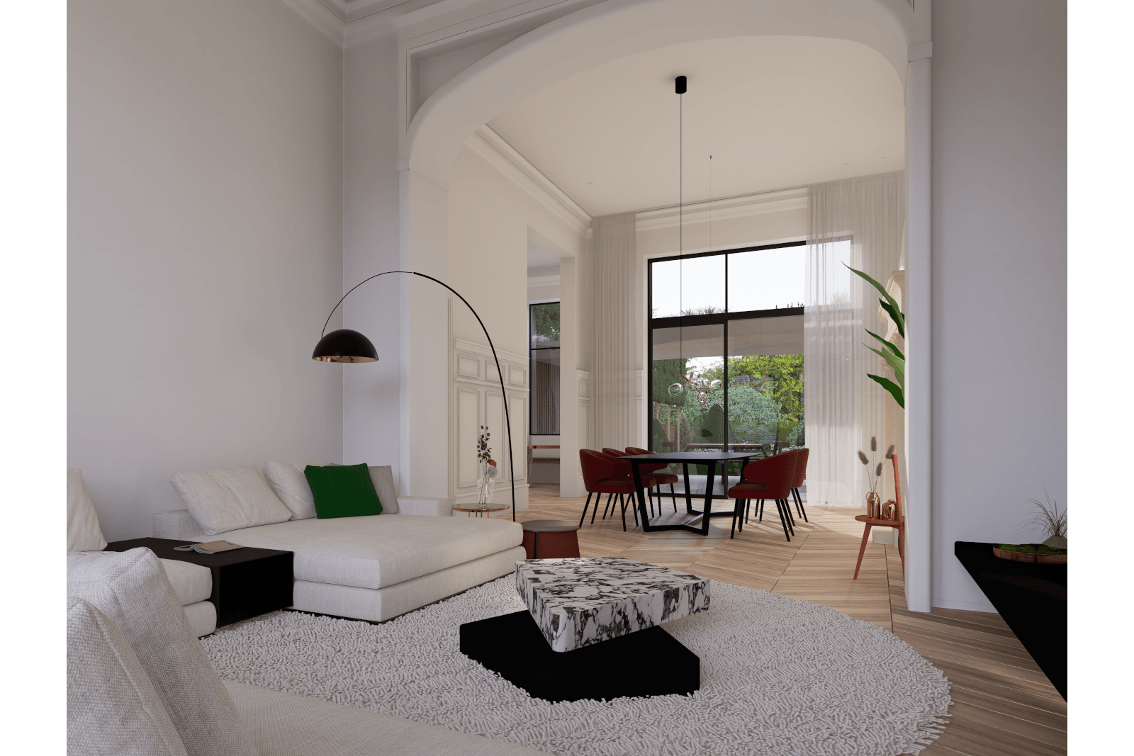 Verbouwen en uitbreiden van een herenhuis te Roeselare int 5b